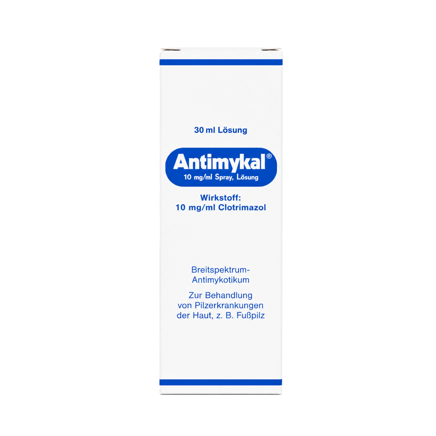 Faltschachtel des Antimykal Sprays